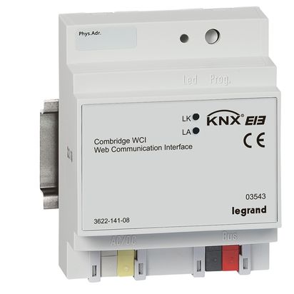 Gateway KNX IP pentru automatizări clădiri