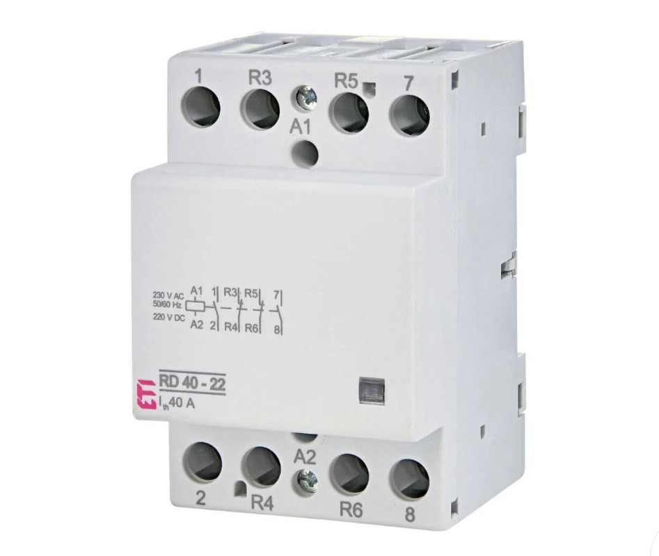 Contactor modular pentru comandă circuite electrice